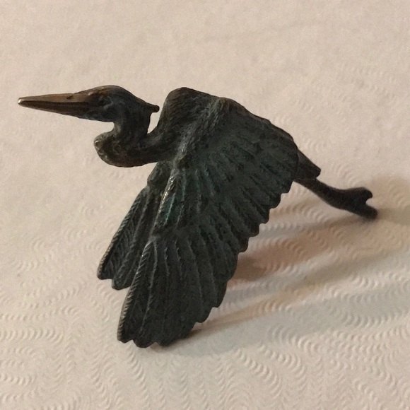 💥1 HR SALE💥 VTG HANDMADE BRONZE PENDANT signed - Picture 2 of 8